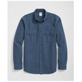 Brushed Cotton Sport Shirt in Flannel