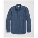 Brushed Cotton Sport Shirt in Flannel