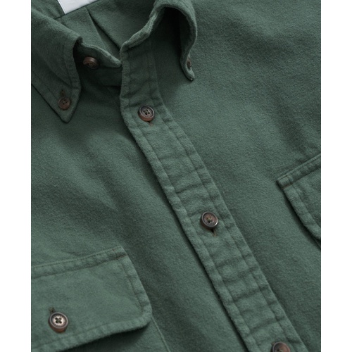 브룩스브라더스 Brushed Cotton Sport Shirt in Flannel