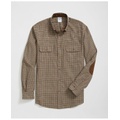 Cotton-Cashmere Sport Shirt in Checked Flannel