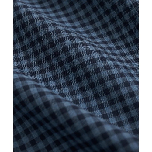 브룩스브라더스 Luxe Cotton Twill Polo Button Down Collar, Gingham Shirt