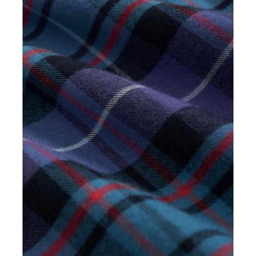 브룩스브라더스 Portuguese Flannel Polo Button Down Collar, Tartan Shirt