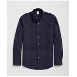 Portuguese Flannel Polo Button Down Collar, Striped Shirt