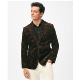 Slim Fit Sport Coat in Paisley Cotton Blend Corduroy