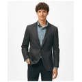 Classic Fit Large Check Knit Sport Coat in Wool-Blend