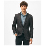 Classic Fit Large Check Knit Sport Coat in Wool-Blend