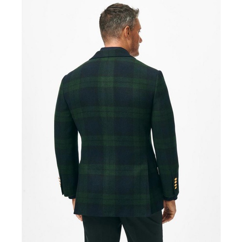 브룩스브라더스 Traditional Fit Blazer in Black Watch Tartan Wool Tweed