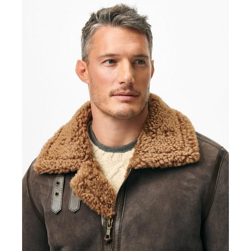 브룩스브라더스 Shearling Flight Jacket