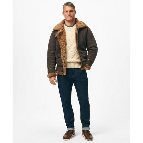 브룩스브라더스 Shearling Flight Jacket