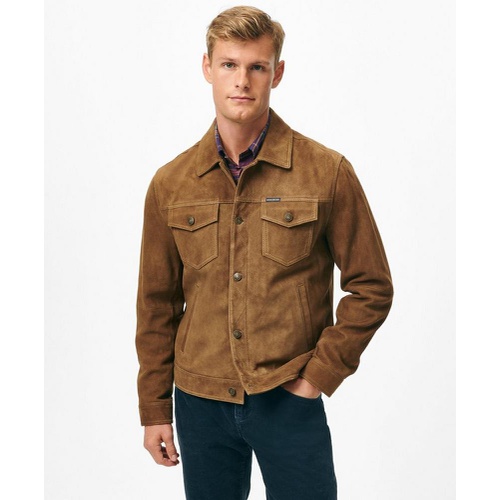 브룩스브라더스 Suede Trucker Jacket