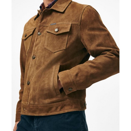 브룩스브라더스 Suede Trucker Jacket