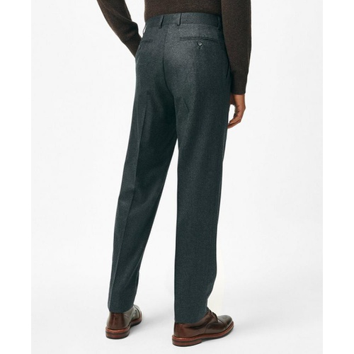 브룩스브라더스 Classic Fit Double-Pleated Dress Pants in Wool Flannel