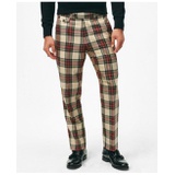 Classic Fit Dress Pants in Tartan Merino Wool