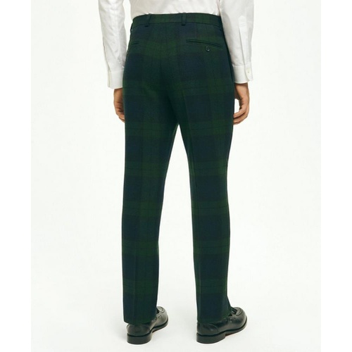 브룩스브라더스 Classic Fit Wool Black Watch Tartan Dress Pants