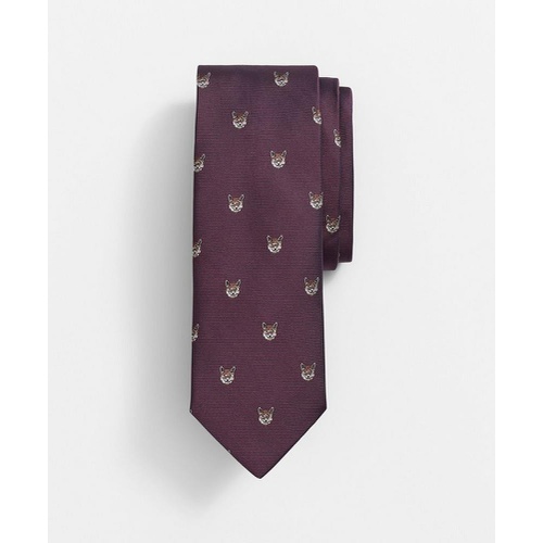 브룩스브라더스 Silk Fox Motif Tie