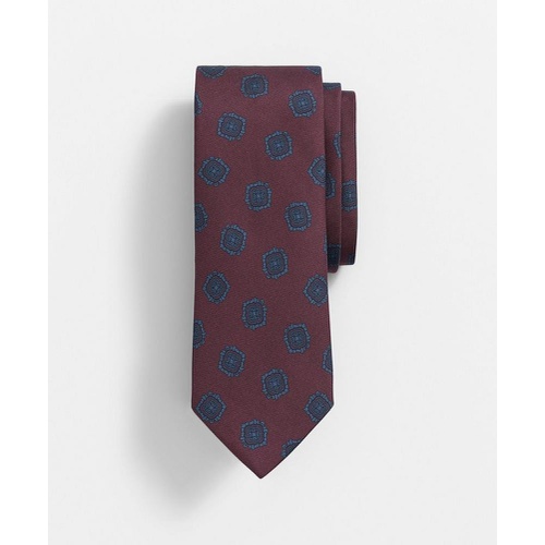 브룩스브라더스 Silk Square Tossed Foulard Tie