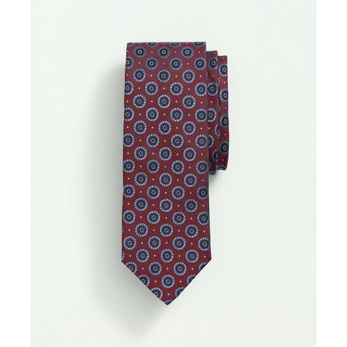 브룩스브라더스 Silk Framed Medallion Dot Tie