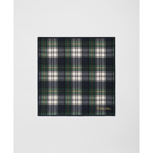 브룩스브라더스 Wool Tartan Pocket Square