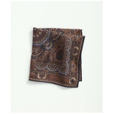 Silk Framed Medallion Pocket Square