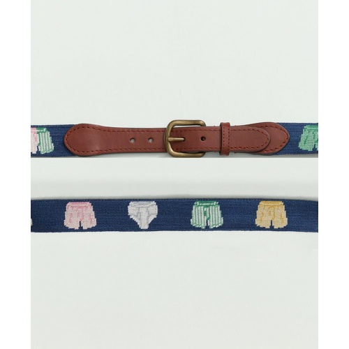 브룩스브라더스 Smathers & Branson Needlepoint Belt