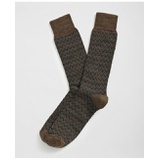 Wool Blend Herringbone Socks