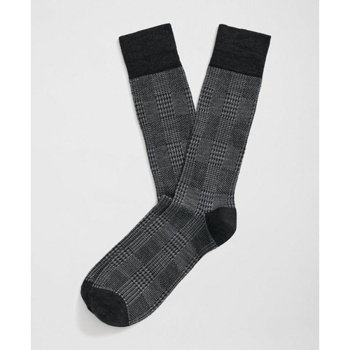 브룩스브라더스 Wool Blend Prince of Wales Socks