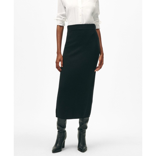 브룩스브라더스 Knit Pencil Skirt in Merino Wool