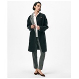 Reversible Single-Button Coat in Wool Blend