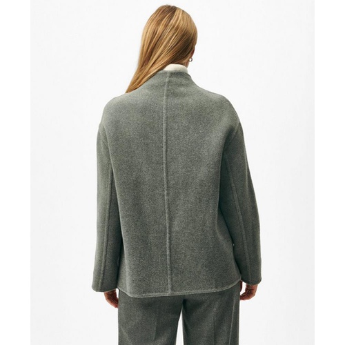 브룩스브라더스 Relaxed Double-Breasted Jacket in Double-Faced Wool