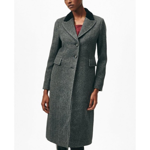 브룩스브라더스 Chesterfield Coat in Wool Blend