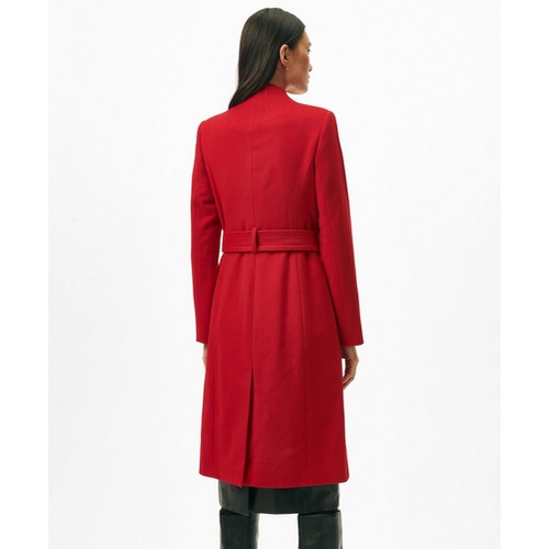 브룩스브라더스 Wrap Coat in Water-Repellent Brushed-Twill Wool