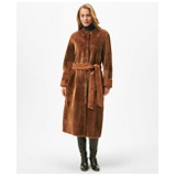 Reversible Belted Shearling Coat