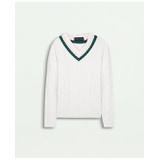 Girls Long-Sleeve Tennis Sweater