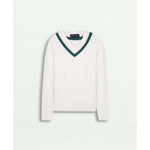 브룩스브라더스 Girls Long-Sleeve Tennis Sweater