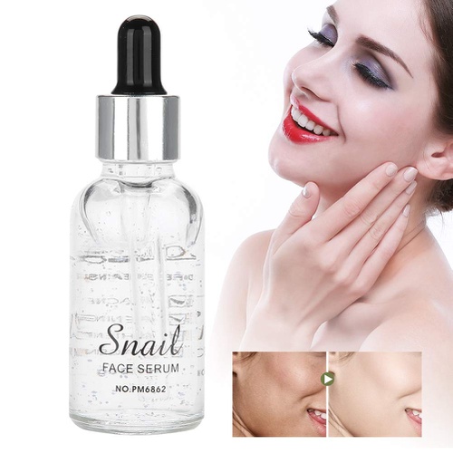  Brrnoo Face Skin Care Serum, Moisturizing Snail Serum Snail Secretion Nourishing Skin Essence Face Anti-aging Essence for Striae Anti-Wrinkle Cream Collagen 30ml