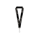 Buckle-Down Lanyard-10-Ford F-100 Script Black/tan-Gray