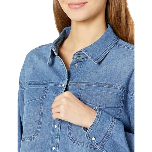  Buffalo David Bitton Marcela Washed Boyfriend Denim Shirt