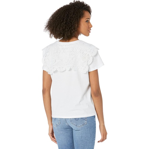  Buffalo David Bitton Adrienne Lace Collar Tee