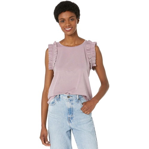  Buffalo David Bitton Dove Ruffle Sleeve Top