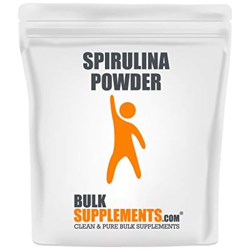  BulkSupplements.com Spirulina Powder - for Immune & Heart Health, Superfood Supplement - Gluten Free, Soy Free, No Filler Powder - 9g per Serving, 11 Servings (100 Grams - 3.5 oz)
