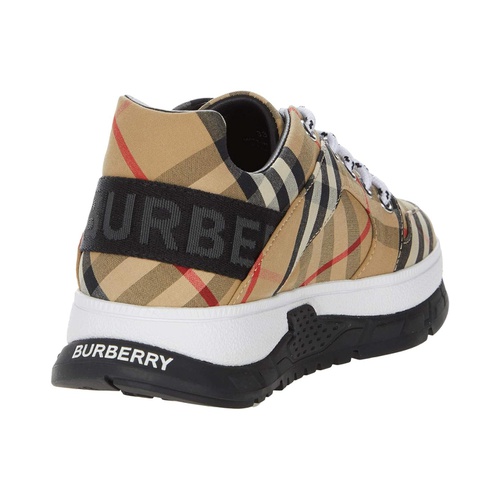 버버리 Burberry Kids Brockton Check Low Top Sneaker (Toddler/Little Kid)