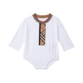 Burberry Kids Knox Long Sleeve One-Piece (Infant)