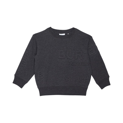 버버리 Burberry Kids Alven Embossed Sweater (Little Kids/Big Kids)