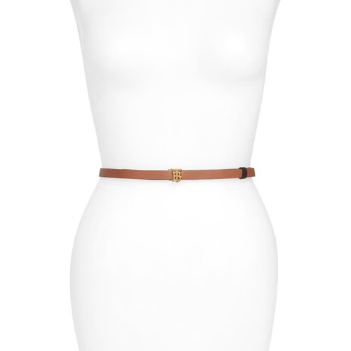 버버리 Burberry Monogram Motif Reversible Leather Belt_BLACK/ MALT BROWN