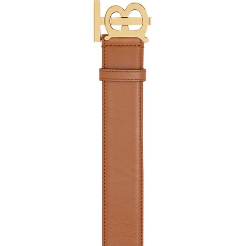 버버리 Burberry TB Monogram Leather Belt_TAN