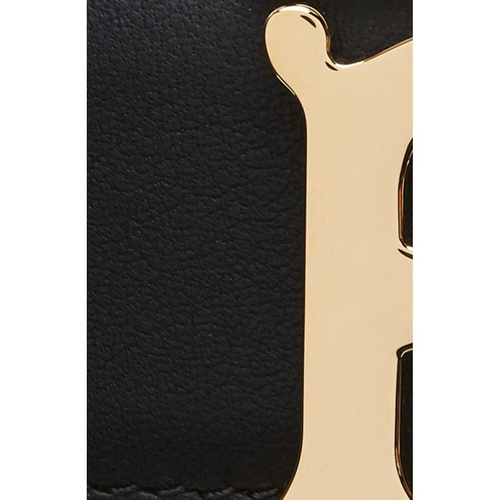 버버리 Burberry Monogram Motif Reversible Leather Belt_BLACK/ MALT BROWN