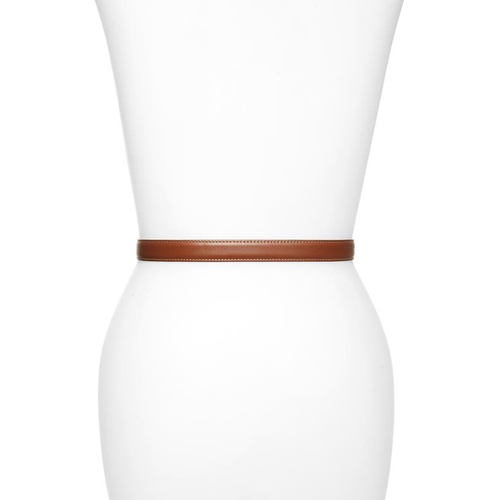 버버리 Burberry Monogram Motif Leather Belt_TAN/ LIGHT GOLD