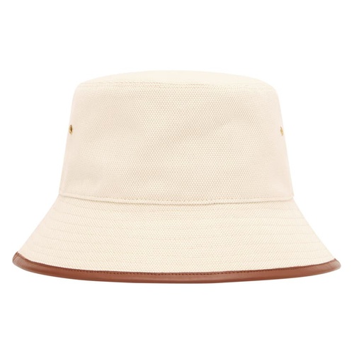 버버리 Burberry Buberry Logo Canvas Bucket Hat_BEIGE/ TAN