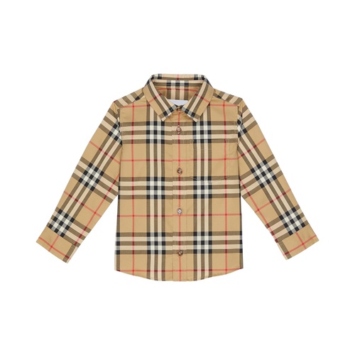 버버리 Burberry Kids Mini Owen Long Sleeve Vintage (Infant/Toddler)