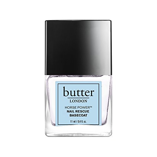  butter LONDON Horse Power Nail Rescue Base Coat, nail strengthener for brittle nails